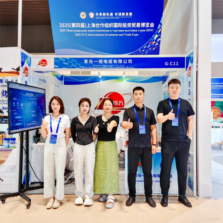 青島一纜電纜參加2025（第四屆）上海合作組織國際投資貿(mào)易博覽會取得圓滿成功